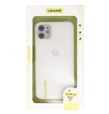 Coque Ultra-mince Givré Usams pour iPhone 11 - Blanc