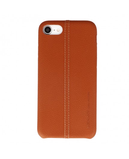 Coque de Protection style Cuir Usams pour iPhone 7,8,SE (2020) et SE (2022) - Marron