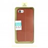 Coque de Protection style Cuir Usams pour iPhone 7,8,SE (2020) et SE (2022) - Marron