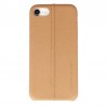 Coque de Protection style Cuir Usams pour iPhone 7,8,SE (2020) et SE (2022) - Marron clair