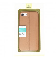 Coque de Protection style Cuir Usams pour iPhone 7,8,SE (2020) et SE (2022) - Marron clair