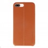 Coque de Protection style Cuir Usams pour iPhone 7 Plus et 8 Plus  - Marron