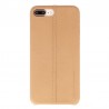 Coque de Protection style Cuir Usams pour iPhone 7 Plus et 8 Plus - Marron clair