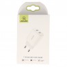 Prise Secteur 2 Ports USB (Charge Rapide) Usams - Blanc