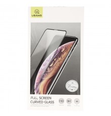 Film de Protection en Verre Trempé Intégral Usams pour iPhone 11 Pro, X et XS - Noir