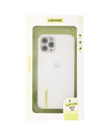 Coque Ultra-mince Givré Usams pour iPhone 11 Pro - Blanc
