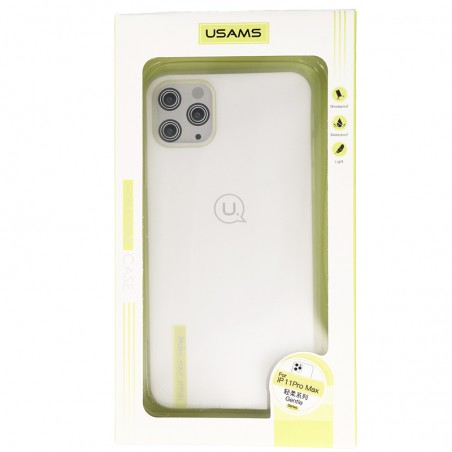 Coque Ultra-mince Givré Usams pour iPhone 11 Pro Max - Blanc