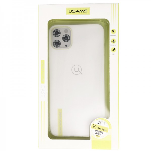 Coque Ultra-mince Givré Usams pour iPhone 11 Pro Max - Blanc