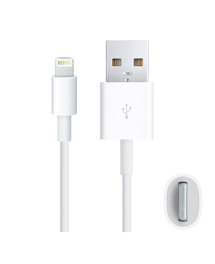 Câble Lightning de Chargement et Synchronisation iPhone/iPad/iPod - Blanc (1 M)