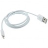 Câble Lightning de Chargement et Synchronisation iPhone /iPad/iPod - Blanc (2 M)