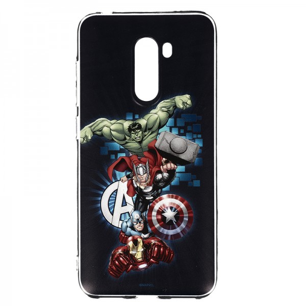 Coque Xiaomi Pocophone F1 Marvel Avengers - Navy Bleu