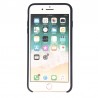 Coque Silicone Gomme intérieur façon velours iPhone 7 Plus et 8 Plus - Bleu Nuit