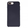 Coque Silicone Gomme intérieur façon velours iPhone 7 Plus et 8 Plus - Bleu Nuit