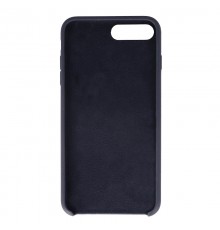 Coque Silicone Gomme intérieur façon velours iPhone 7 Plus/8 Plus - Bleu Nuit