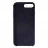 Coque Silicone Gomme intérieur façon velours iPhone 7 Plus/8 Plus - Bleu Nuit