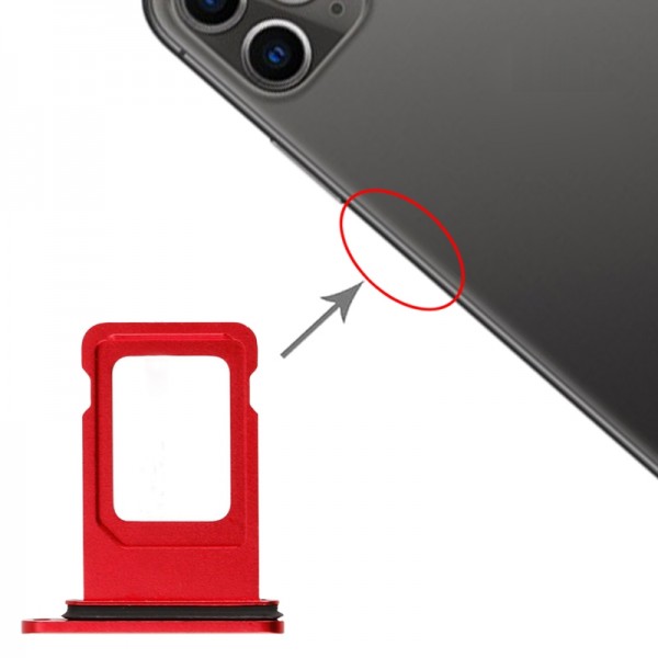 Tiroir Sim iPhone 11 - Rouge