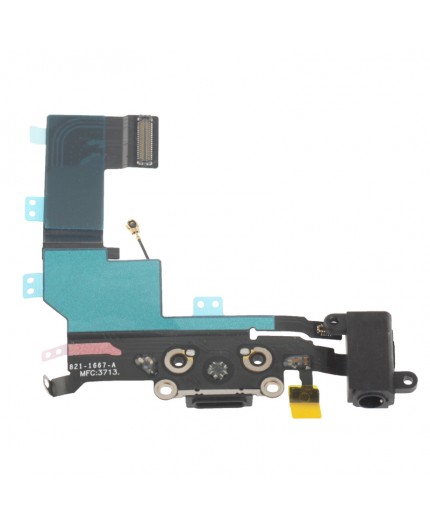 Nappe Connecteur de Charge iPhone 5S - Noir