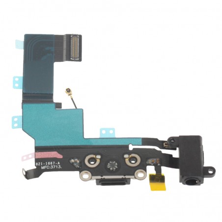 Nappe Connecteur de Charge iPhone 5S - Noir