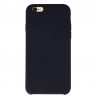 Coque Silicone Gomme intérieur façon velours iPhone 6 et 6S - Bleu Nuit