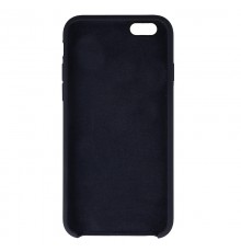 Coque Silicone Gomme intérieur façon velours iPhone 6 et 6S - Bleu Nuit