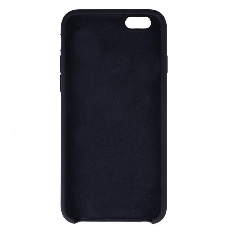 Coque Silicone Gomme intérieur façon velours iPhone 6 et 6S - Bleu Nuit