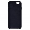 Coque Silicone Gomme intérieur façon velours iPhone 6 et 6S - Bleu Nuit