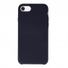 Coque Silicone Gomme intérieur façon velours iPhone 7,8,SE (2020) et SE (2022) - Bleu Nuit