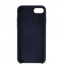 Coque Silicone Gomme intérieur façon velours iPhone 7,8,SE (2020) et SE (2022) - Bleu Nuit