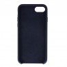 Coque Silicone Gomme intérieur façon velours iPhone 7,8,SE (2020) et SE (2022) - Bleu Nuit