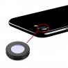 Lentille caméra arrière avec contour iPhone 7