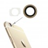 Lentille caméra arrière avec contour iPhone 6 Plus/6S Plus - OR