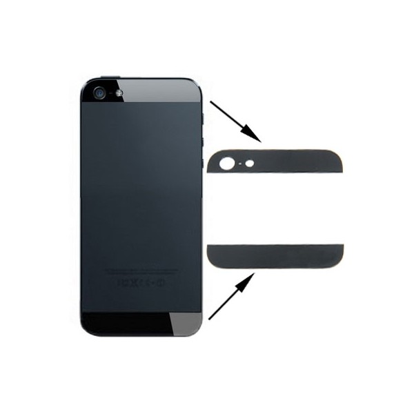 Vitre Arrière iPhone 5 - Noir