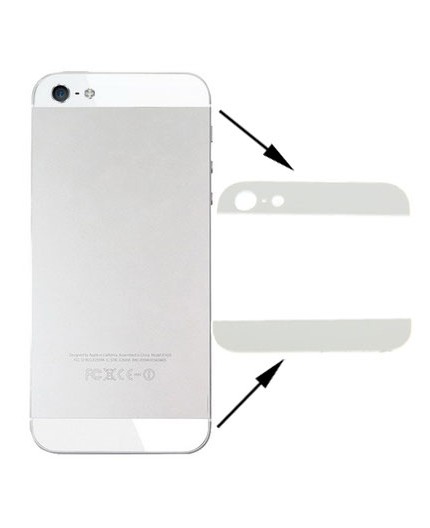 Vitre Arrière iPhone 5 - Blanc