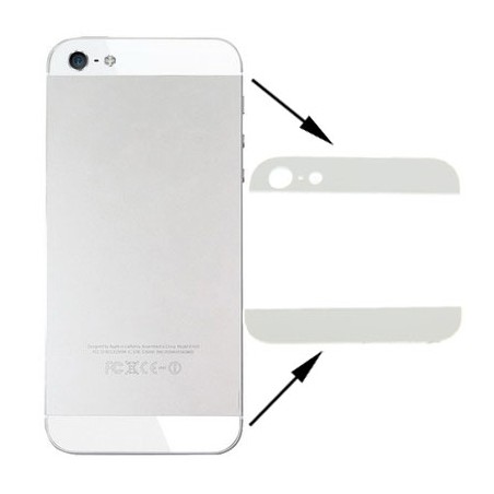 Vitre Arrière iPhone 5 - Blanc