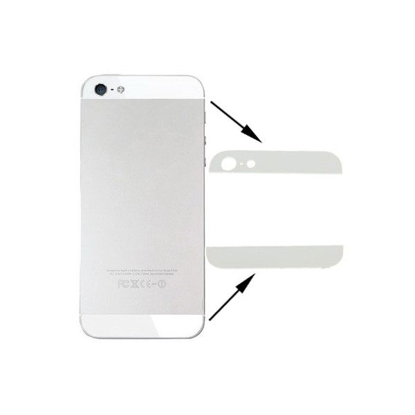 Vitre Arrière iPhone 5 - Blanc