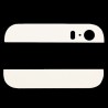 Vitre Arrière iPhone 5S - Blanc