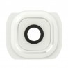 Lentille caméra arrière avec contour Samsung Galaxy S6 (G920F) - blanc