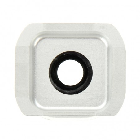 Lentille caméra arrière avec contour Samsung Galaxy S6 (G920F) - blanc