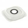 Lentille caméra arrière avec contour Samsung Galaxy S6 (G920F) - blanc