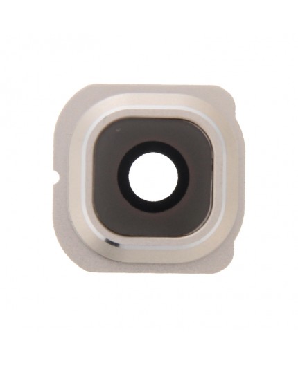 Lentille caméra arrière avec contour Samsung Galaxy S6 Edge (G925F) - OR