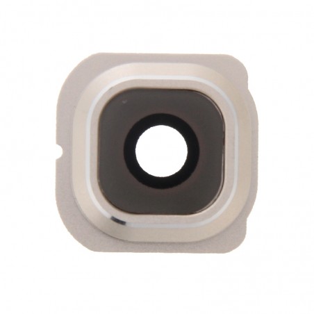 Lentille caméra arrière avec contour Samsung Galaxy S6 Edge (G925F) - OR