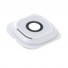 Lentille caméra arrière avec contour Samsung Galaxy S6 Edge (G925F) - Blanc