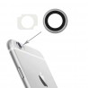 Lentille caméra arrière avec contour iPhone 6 Plus/6S Plus - Argent