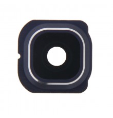 Lentille caméra arrière avec contour Samsung Galaxy  S6 Edge (G925F) - Bleu