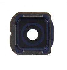 Lentille caméra arrière avec contour Samsung Galaxy  S6 Edge (G925F) - Bleu