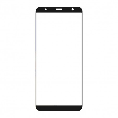 Film en Verre Trempé Intégral Samsung Galaxy J4 Plus (J415F) et J6 Plus (J610F) - Contour Noir