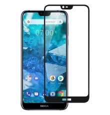 Film en Verre Trempé Intégral Nokia 7.1 - Contour Noir