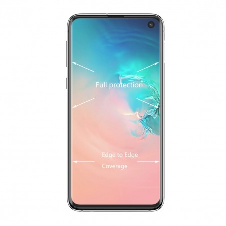 Film en Verre Trempé Incurvé Samsung Galaxy S10+ (G975F) - Transparent