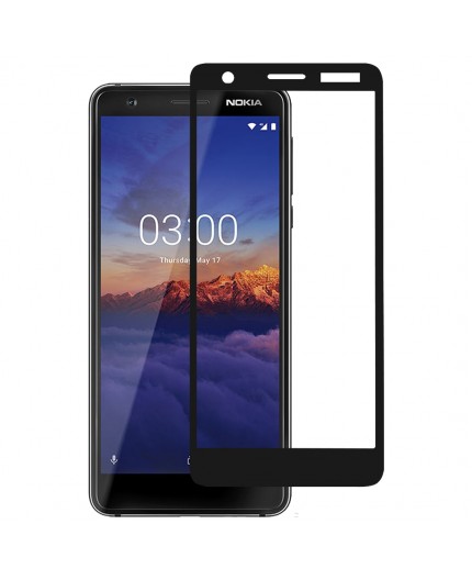 Film en Verre Trempé Intégral Nokia 3.1 - Noir