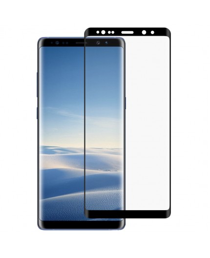 Film en Verre Trempé Incurvé Samsung Galaxy Note 8 (N950F) - Contour Noir